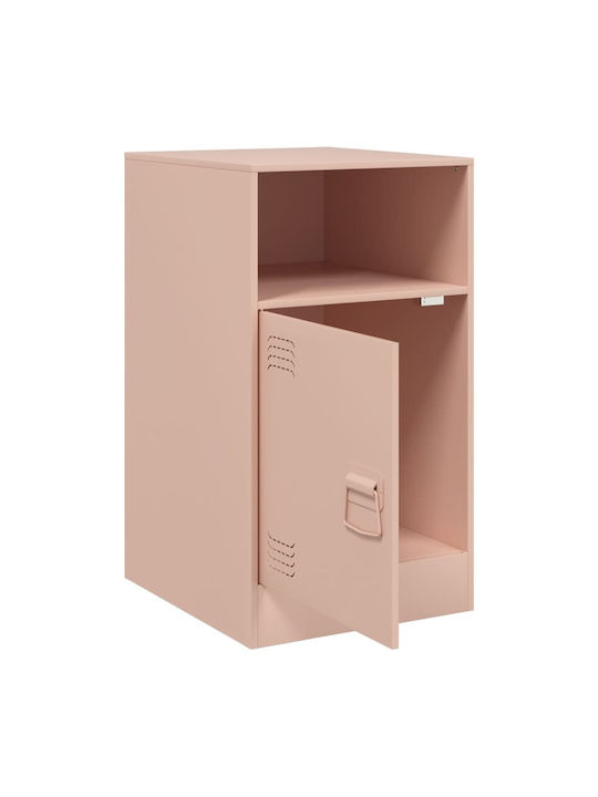 Nachttische Metall Rosa 2Stück 34.5x39x62cm