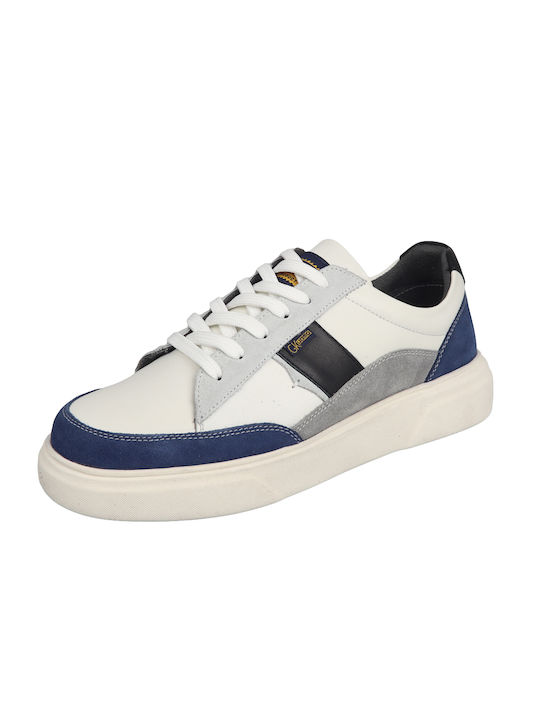 GK Uomo Bărbați Sneakers Wht Nvy Gry