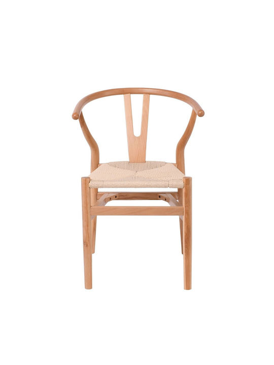Lima Dining Room Wooden Chair Natural 56x52x76cm