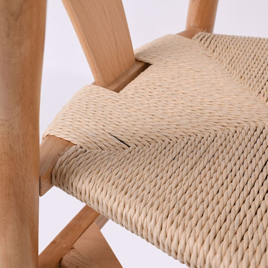 Lima Dining Room Wooden Chair Natural 56x52x76cm