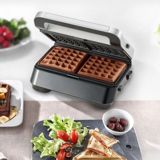 Braun Snackmaker Τοστιέρα για 2 Τοστ 800W Γκρι