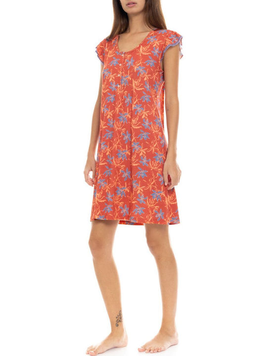 Pink Label Sommer Damen Nachthemd