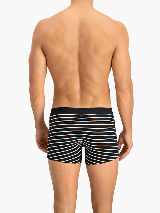 Vintage Men's Boxers Black with Patterns 2Pack