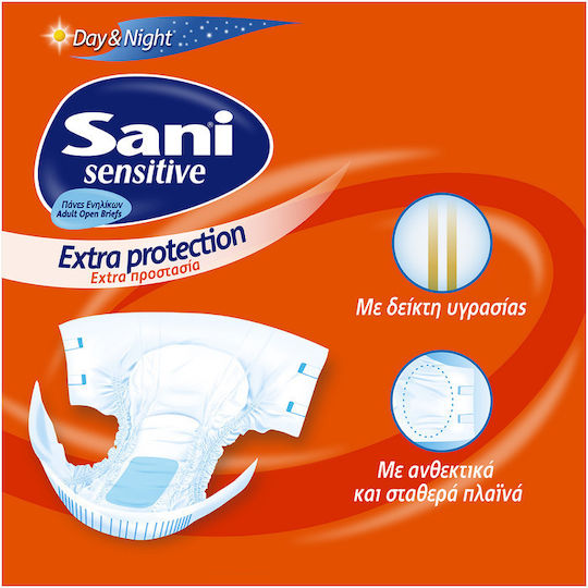 Sani Sensitive Extra Protection XLarge in Weiß Farbe 10Stück