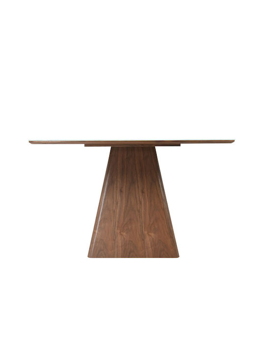 Totem Table Dining Room with Marble Surface White 120x120x120cm