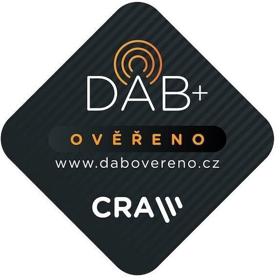 GoGEN DAB 800 BTC Επιτραπέζιο Ραδιόφωνο Ρεύματος DAB με Bluetooth Μαύρο
