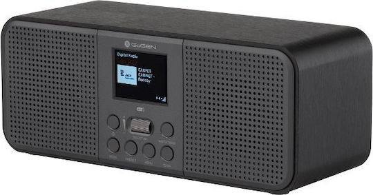 GoGEN DAB 800 BTC Επιτραπέζιο Ραδιόφωνο Ρεύματος DAB με Bluetooth Μαύρο