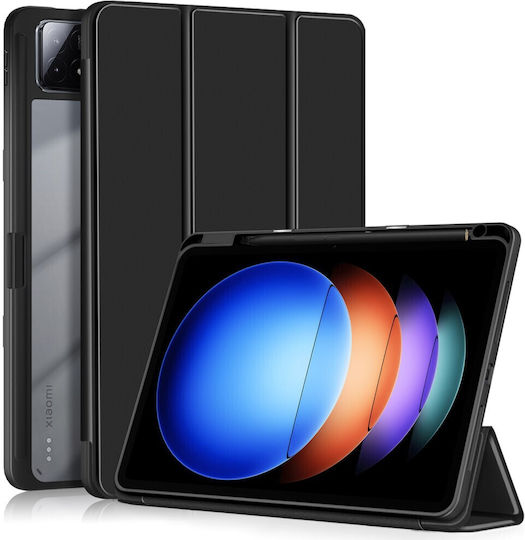 Flip Cover Dauerhafte Schwarze Xiaomi Pad 6S Pro 12.4