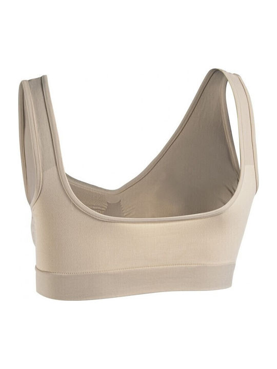110577 Women's Bra without Padding Beige