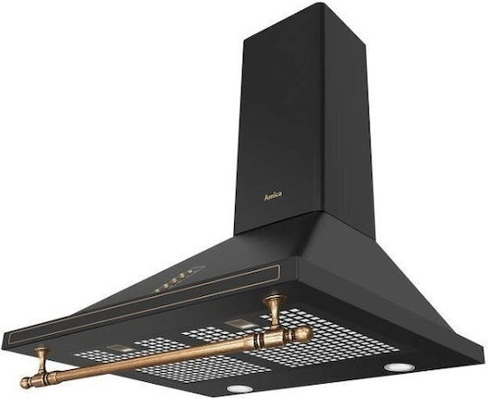 Amica Απορροφητήρας Καμινάδα 60cm Μαύρος