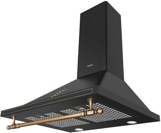 Amica Απορροφητήρας Καμινάδα 60cm Μαύρος