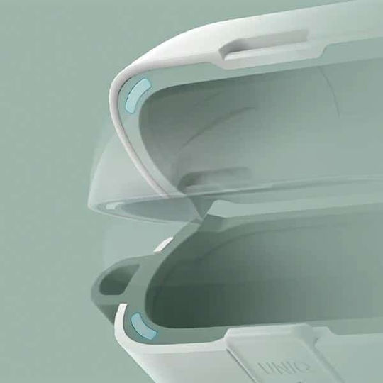 Uniq Case Plastic / Silicone in White color for Apple AirPods 1 / AirPods 2