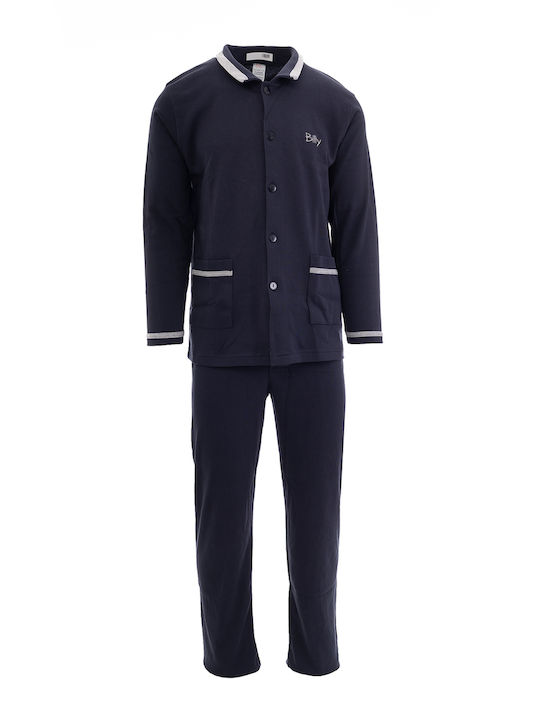 Billy Sabbado Men's Winter Pajamas Set BLUE