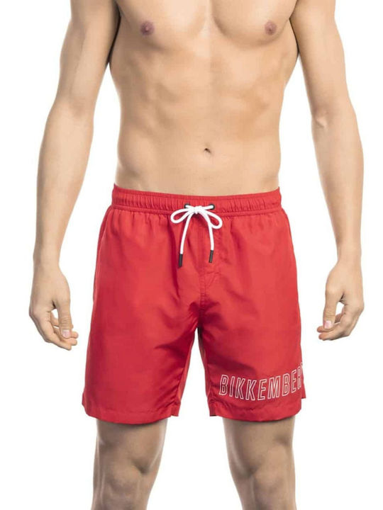 Costum De Baie Bărbați Pantaloni Scurți Roșii