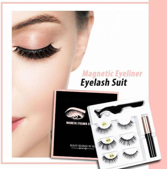Set Gene False Beauty Îți aparține Magnetic Eyeliner Eyelash Suit 29
