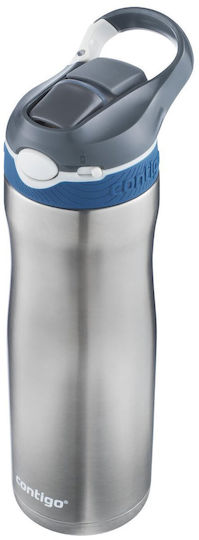 Contigo Thermal Flasche Thermosflasche Rostfreier Stahl 590ml Silver