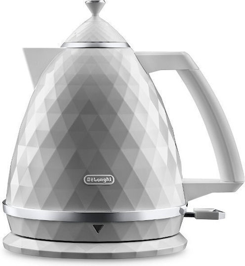 De'Longhi Brillante Exclusive Kettle 1.7lt 2000W White