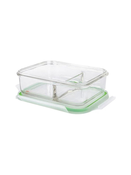 Glasslock Δοχείο Φαγητού Γυάλινο με Χωρίσματα 19cm