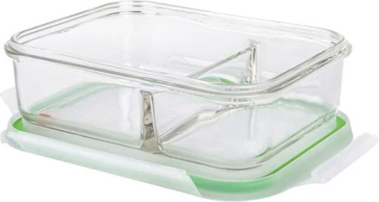 Glasslock Δοχείο Φαγητού Γυάλινο με Χωρίσματα 19cm