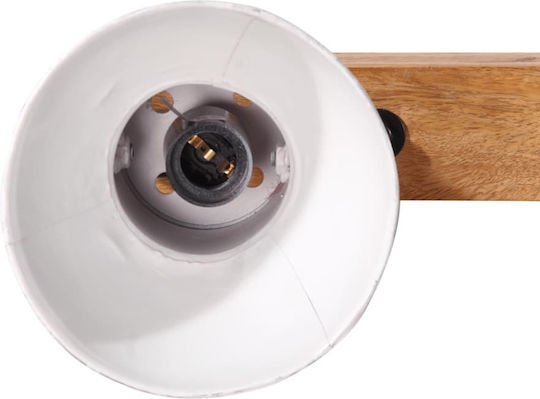 vidaXL Lamp Wall with Socket E27 Bronze 45x25cm