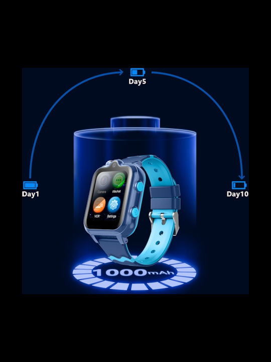 Wonlex Παιδικό Smartwatch Kt18 Pro με Κάμερα Μπλε
