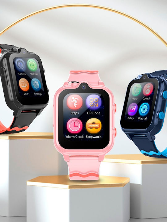 Wonlex Παιδικό Smartwatch Kt18 Pro με Κάμερα Μπλε