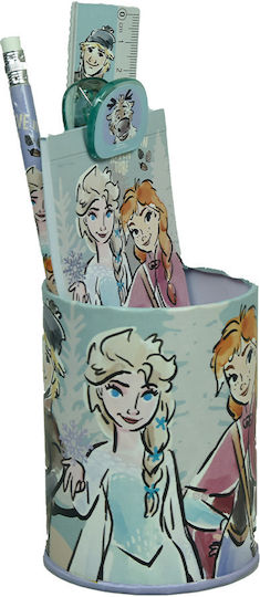 Gim Frozen Kids Stationery Set with Pencil, Sharpener, Eraser, Ruler and Pencil Holder Frozen