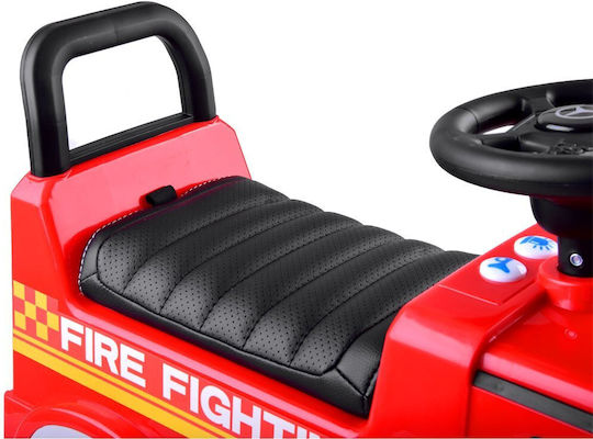 Jokomisiada Mercedes Vehicle Fire Brigade Mașină Ride On Pentru 12+ Luni Roșie