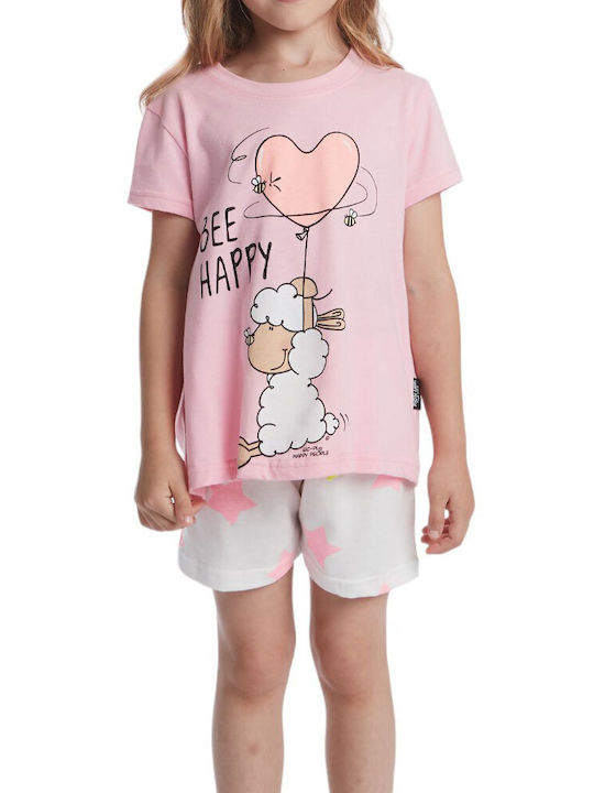 Happy People Kids Pyjamas Summer Cotton ROZ