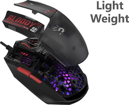 A4Tech Bloody W60 Max Mini Gaming Ποντίκι 12000 DPI Μαύρο