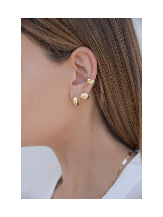 Kritsimis Earrings Hoops made of Gold 14K