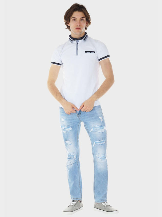 G Secret Men's Blouse Polo White