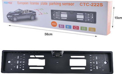 PerVoi Car Reverse Camera with License Plate Frame for