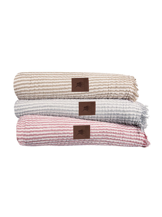Greenwich Polo Club 3466 Muslin Blanket Super Double 220x240cm Nude