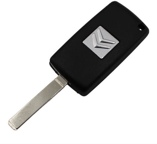 Foldable Car Key Shell with Blade with 3 Buttons for Citroen