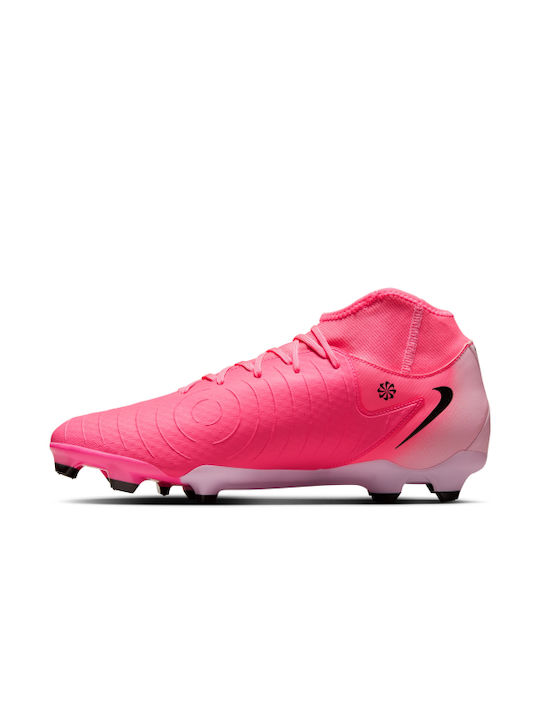 Nike Phantom Luna 2 Academy FG/MG Low Football Shoes with Cleats Pink