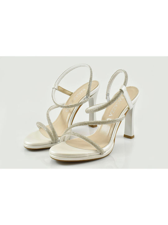 Ragazza Damen Sandalen in Silber Farbe