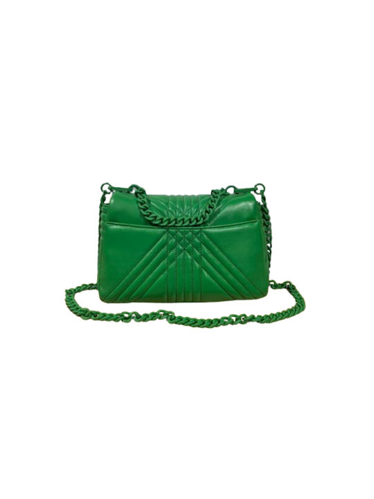 La Carrie Leather Women's Bag Shoulder Green