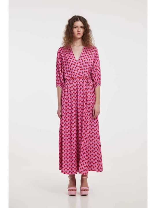 Hemithea Midi Dress Wrap Pink