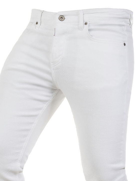 Senior Men's Trousers Elastic White