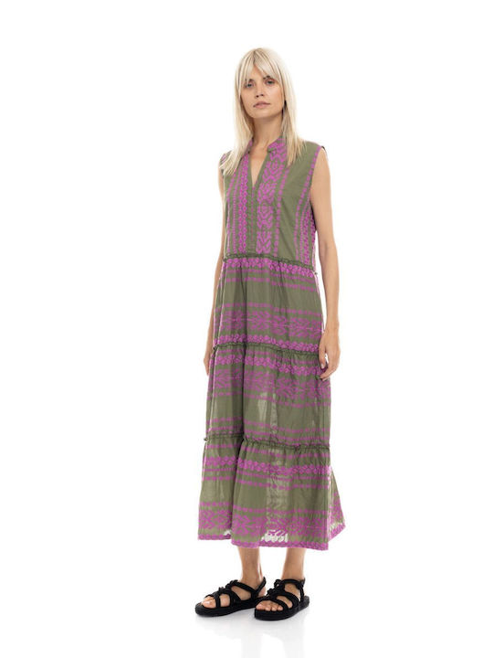 Pink Label Φόρεμα Παραλίας Magenta Pink Label Φόρεμα Παραλίας Magenta