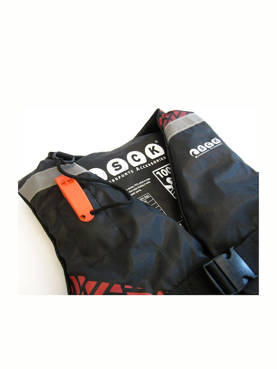 SCK Adults Life Jacket for Water Sports Black