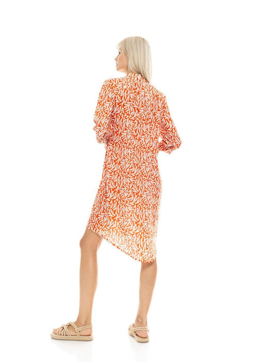 Pink Label Feminin Rochie de Plajă Coral