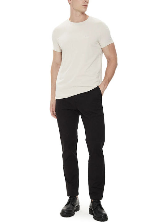 Trousers Chino Elastic in Slim Fit Black