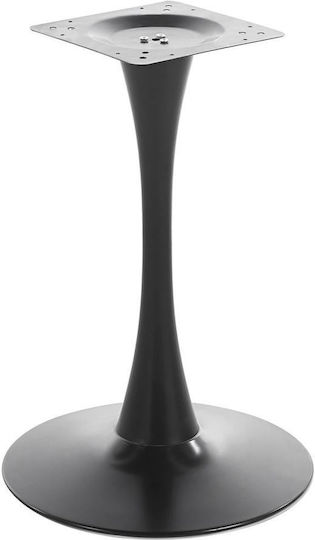 Woodwell Colbi Tischständer aus Metall Black Velvet-Black Metal 50x50x72cm