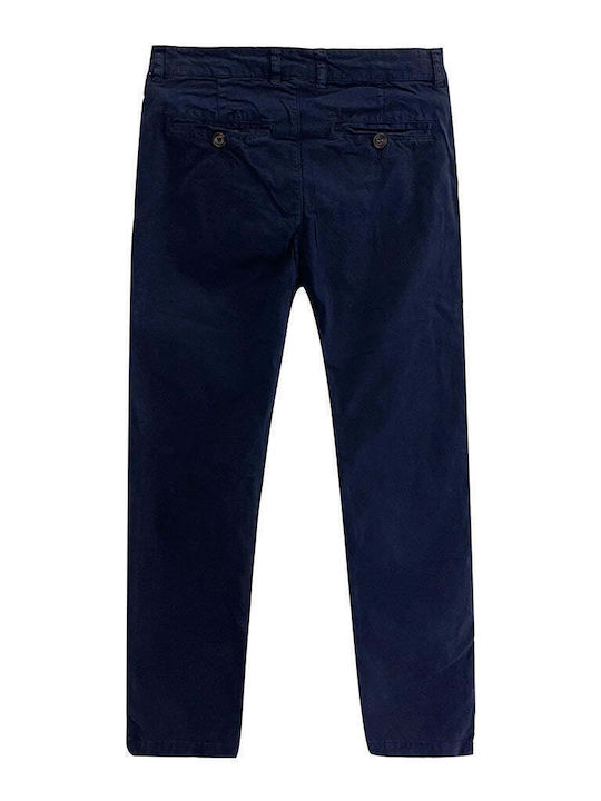 Pantaloni Chino Elastic Blue