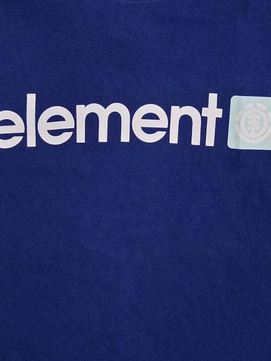 ELEMENT Kids Kinder Logo-Langarmshirt - STORM - F2LSA8ELW0-STRM