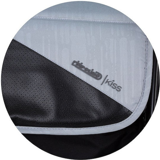 Chipolino Kiss Καρότσι Μωρού Kατάλληλο για Nεογέννητο Ash Grey 6.2kg