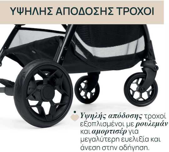 Chicco Glee Baby Stroller Suitable for Newborn Playful Black 5.9kg