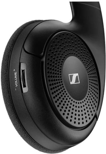 Sennheiser RS 120-W Kabellos / Kabelgebunden Über Ohr Kopfhörer mit 20 Stunden Betriebszeit und Quick Charge Schwarz